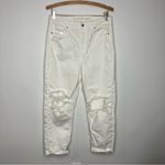 American Eagle  Outfitters white Mom Straight Jeans size 10‎ Photo 3
