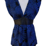 Alice & Trixie  Size S 100% Silk Babydoll Top Blouse Floral Print Mixed Media Y2K Photo 0