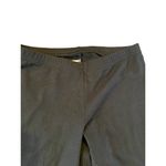 Old Navy Set of 2 Cotton Leggings, Army Green & Solid Black w/ Ankle Bow Detail Photo 5