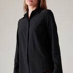 Athleta New  2X Everlasting Top Black Plus 2X Long Sleeve Quiet Luxury Sh… Photo 0
