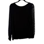 Torrid Super Soft Knit Dot Mesh Sleeve Top Black Academia Emo NEW Womens Plus 1x Photo 7