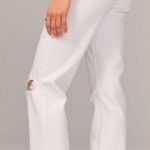 Abercrombie & Fitch The '90s Straight Ultra High Rise Long Jeans Photo 1