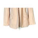 Talbots Jacket Blazer Size 8 Pink Lined Pockets Long Sleeve Fitted Preppy Work Photo 4