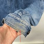 Vintage L.L. Bean‎ Flannel Lined Cropped Jean Jacket Size M Blue Size M Photo 7