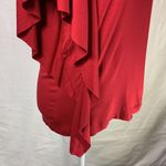 Charming Charlie NWT Red Sequin Collared Dress Shirt Size Large Photo 8