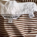 Veronica Beard - Marisol Shirt in Deep Ochre/White Sz 8 Photo 8