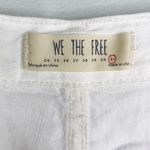 Free People  We The Free Loving Good Vibrations Cutoffs 31 Spring White New Photo 3