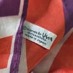 Vintage Vera Sunray Scarf Made In Japan Orange Photo 6