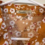 Source Unknown NWOT Shirtdress Floral Midi Carmel Women’s Size Small Photo 3