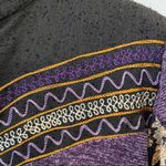 Indigo Moon Boho Patchwork Jacket. Size Medium. Yellow Photo 3