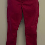 White House | Black Market Maroon Slim Leg Blanc Jeans- 4R Photo 0