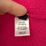 Judith March Pink Lightning Bolt Sweatshirt Modified Womens Large Photo 8