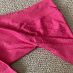 Outdoor Voices  7/8 Warmup Leggings Flamingo Pink Small Textured Compression VEUC Photo 9