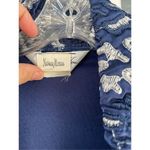 Neiman Marcus T2 VTG Neiman Marcus Velvet Robe Long Sleeve Lounge Gown Elegant Blue Size NA Photo 2