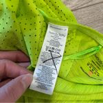 Sweaty Betty  Lime Green Pulse Running Tank Top Mesh Crop Size XL Photo 2