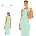 Michael Stars New. pale mint green midi dress with slit. Normally $119 Photo 1