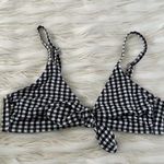 Xhilaration Black White Gingham Tank bikini Top Sz L Photo 18