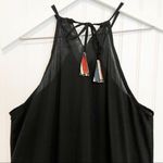 Regina Donde Black Cotton Maxi Dress Resortwear Travel Lagenlook Vacation Beachy Photo 7