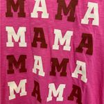 BiBi‎ pink Distressed 'MAMA' Tee Black Size XL Photo 2