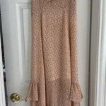 Urban Outfitters Floral Beige Maxi Dress Photo 0