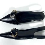 Givenchy Voyou Pointed Toe Slingback Ballet Flat Black 39.5 NEW Photo 6