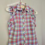 Kate Spade Madras Poplin Plaid Checkered Shirtdress Photo 3