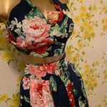 Lulumari Floral print two piece midi skirt size M Photo 2