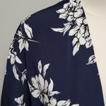 Active USA  navy floral belted kimono size small Photo 1