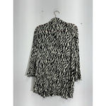 Atmosphere Womans  Zebra Print 3/4 Bell Sleeve Button Up Shear Flare Blouse XXL Photo 1