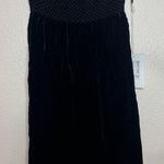 Valentino black velvet smocked knee length waist skirt NEW 40 / US4 elegant chic Size 4 Photo 0