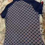 Tail Activewear Women's Blue and Orange Polo Shirt Med Photo 3