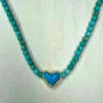 Kendra Scott  Beaded Ari Heart Necklace Photo 0