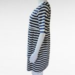 Modcloth Compania Fantastica Jambo Navy White Stripe Babydoll Dress Size Medium Photo 2