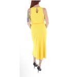 Ralph Lauren Lauren Womens Sleeveless Tie-Front Midi Dress Yellow Size 4 Photo 8