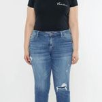 Kancan Piper Curvy Mid Rise Distressed Boyfriend Denim Jeans 16W KC8631M Photo 13