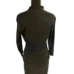 Frank Lyman Design Holiday Black Sweater Dress w/ Silver Sparkles, size Medium Photo 4