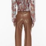 Aritzia Wilfred Minimalist Classic Melina High Waisted Vegan Leather Pants 8 Photo 5