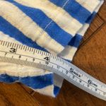 J.Crew white blue striped linen blend paperbag shorts M Size M Photo 4