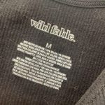 Wild Fable NWT Black Ribbed Seamless Tank Top Photo 2
