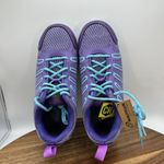 NIB Nautilus Athletic Safety Toe Work Shoes N1792 Purple Women's 6.5 Wide EE Photo 6