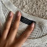 Bershka Cropped Mesh Knit Top Photo 2