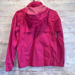 Columbia Jacket Womens Medium Pink Windbreaker Raincoat Full Zip Hooded Active Photo 4