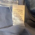 Mazik Women's L Blue Velvet Blazer Two Button Oversized Fit Jacket Size L Photo 7