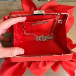 Sondra Roberts  Satin Red Rose Clutch Photo 6