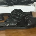 Circus by Sam Edelman Circus Sam Edelman Iggy Women's Sandal Black Size 7.5 M Slide Square Heel Ruffle Photo 0