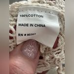 Rebellion Again Y2K Stud Details Chic Crochet Lace Crop Cream Top‎ Size S Photo 6