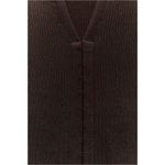 ZARA BROWN FITTED HOOK CLOSURE KNIT DRESS Size small Photo 4