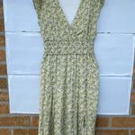 WAYF  Leanne Double Slit Smocked Midi Dress small Photo 1