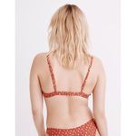 Madewell NEW Second Wave Gathered Bikini Top in Ditsy Floral, S Photo 2
