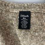 Dillard's Dillard Beige Brown Warm Neutral Poncho Pullover Fall Wear OS Photo 2